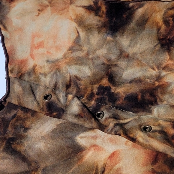 Geri C. New York Shades of Brown & Rust feels like Suede (L) Made in USA - Picture 5 of 8